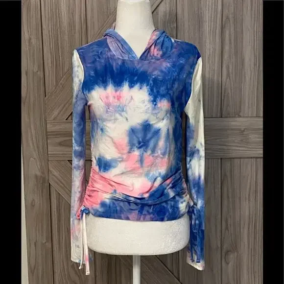 Derek Heart Tops Nwt Derek Heart Medium Juniors Tiedye Hoodie - Main Image
